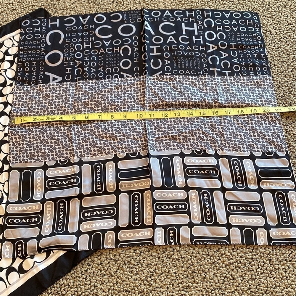 Coach Silk Scarves in Like New Condition - Picture 4 of 7